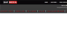Tablet Screenshot of dafmediaproductions.com